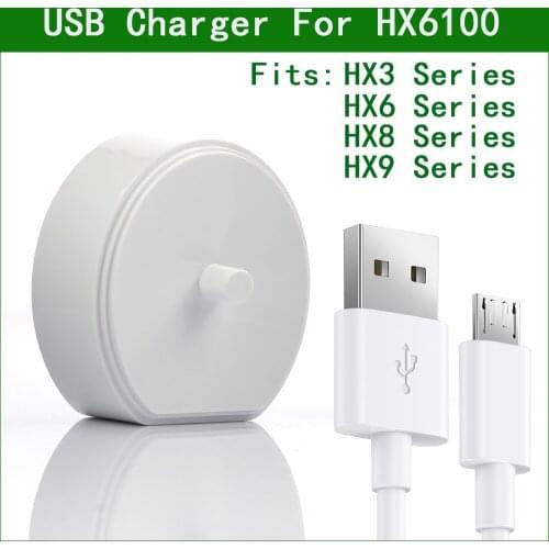 HX6100 5V USB Charger For Philips Sonicare Toothbrush HX6732 HX6733 HX6750 HX6761 HX6780 HX6781 HX6902 HX6911 HX6920 HX6921