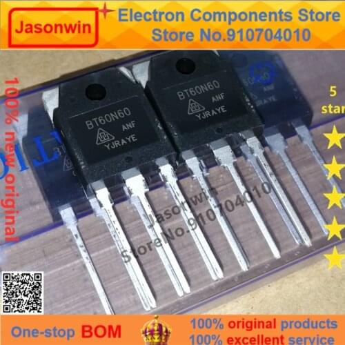 100% nuevo 50 unids/lote original MOSFET IGBT BT60N60 BT60N60ANF 60A600V TO-3P Transistor