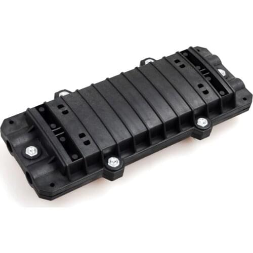 12 Core Optical Fiber Splice Box Horizontal type telecom waterproof FOSC 2 inlet 2 out port joint closure Factory wholesale