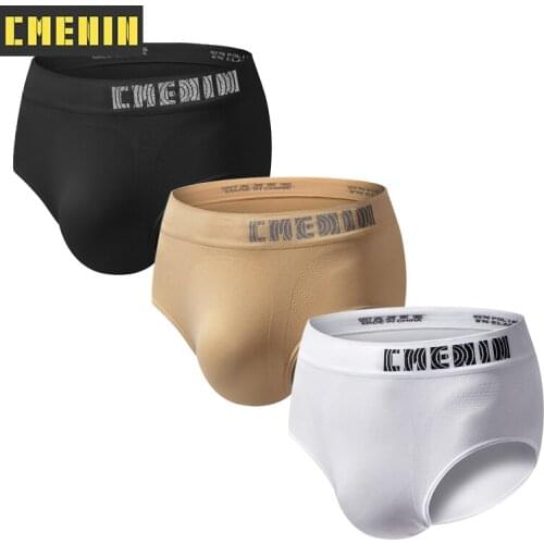 3Pcs 2021 New Seamless Sexy Mans Underwear Briefs Underpants Breathable Mens Briefs Bikini Gay Underwear Innerwear Srting Man