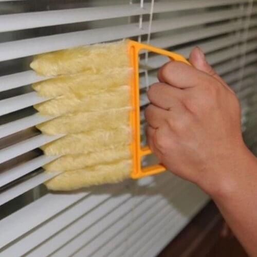 7 Finger Venetian Blind Cleaning Brush Window Air Conditioner Washable Dusting Cleaner Cloth Brushes
