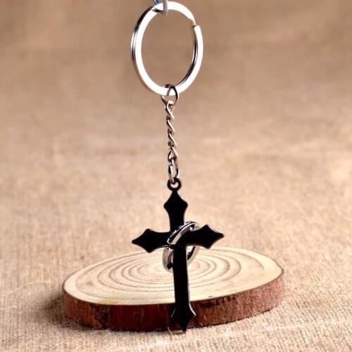 Free shipping 500pcs/lot zinc alloy christening cross keychain showers party souvenirs, baptism party giveaway gifts for guest