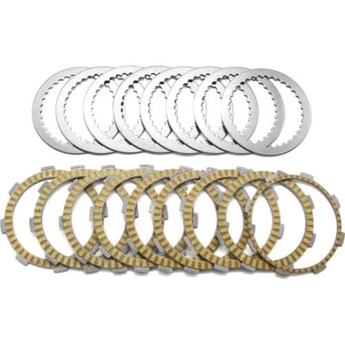 Motorcycle Clutch Friction Disc Plate Kit For Honda VFR400 NC21/24 VF500C Magna VF500F Interceptor For RF400 GK78A GSX400 RV400