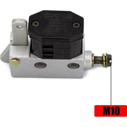 Aluminum alloy M10 Rear Foot Hydraulic Master Brake pump High Performance Go kart Buggy ATV