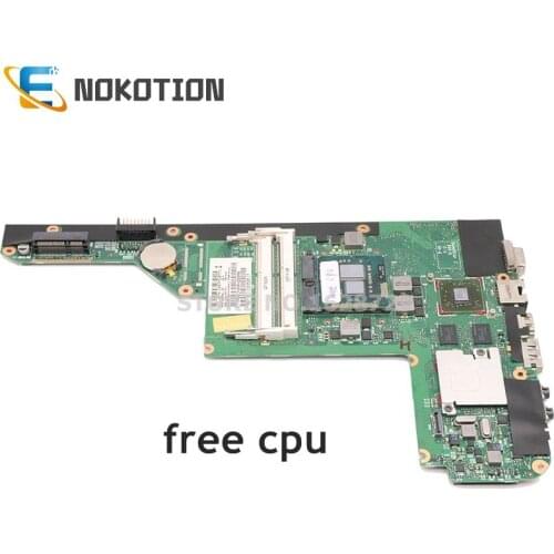 NOKOTION 622626-001 6050A2314301-MB-A04 for HP DV3 DV3-4000 laptop motherboard HM55 DDR3 HD 5470M GPU free cpu