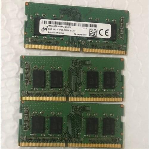 Micron memoria DDR4 8GB 2666MHz RAMS 8GB 1RX8 PC4-2666V-SA1/SA2-11 ddr4 2666 8gb laptop memory DDR4 2666MHz ram for notebook