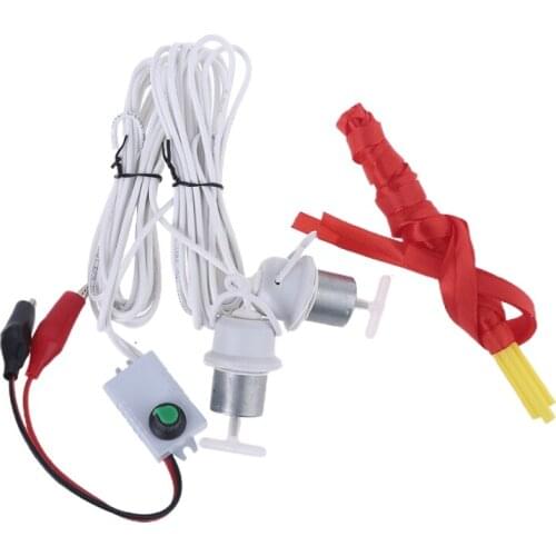 Fly Bugs Repellent Ceiling Fan DC 12V-85V Adapter and Speed Control ON OFF Switch 317cm Power Cable