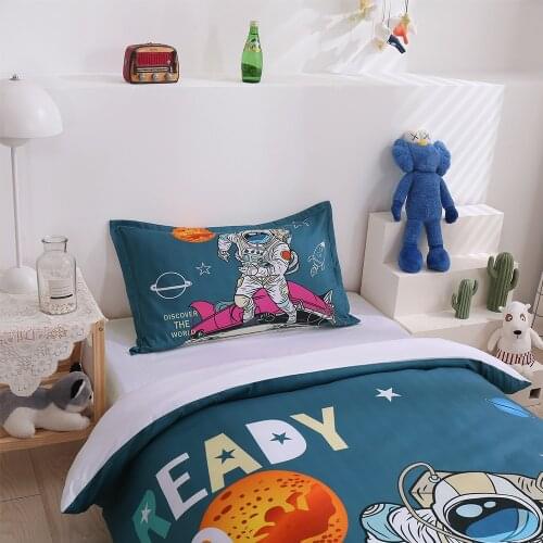 Space Astronaut Pattern Childrens Room Duvet Cover (including Pillowcase) Single/double/queen 2/3PS Boys And Girls