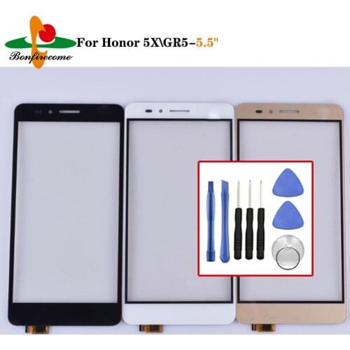 Touchscreen For Honor 5X Touch Screen Sensor Panel 5.5" For Huawei GR5 Display Glass Digitizer