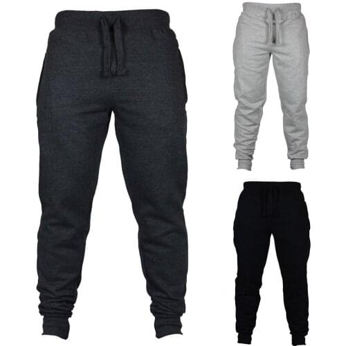 Casual Thin Breathable Tie Drawstring Long Pants Men Sporty Solid Color Waist Drawstring Jogging Fitness Trousers Skinny Pants