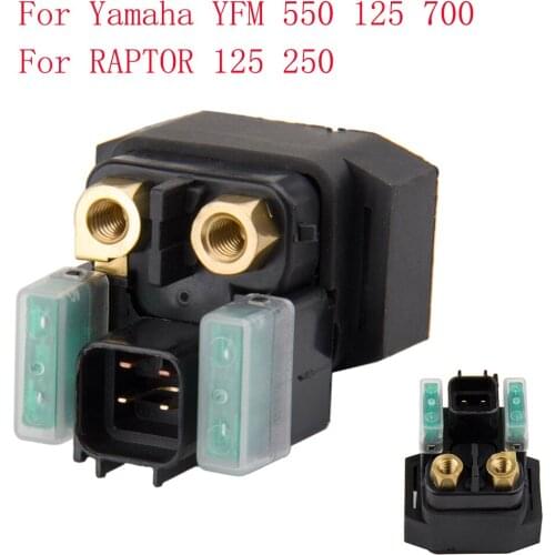 Starter Relay Solenoid Switch For Yamaha Grizzly Raptor Rhino Kodiak 550 700 YFM 125 RAPTOR 125 250 Motorcycle Relay Solenoid