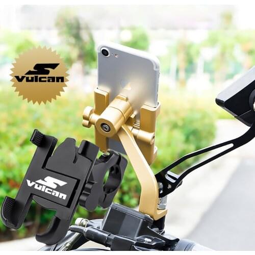 For KAWASAKI Vulcan S 650 VN650 2015-2021 2020 Universal Aluminum Alloy Motorcycle Handlebar Phone Holder Stand Mount