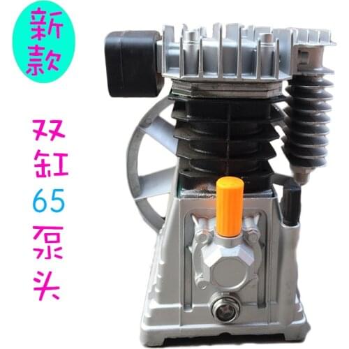 Air Compressor Head Pump 375L 3KW Piston Type Double Cylinder Pump Head 1300rpm 1 Stage 11 Bar Head Construction