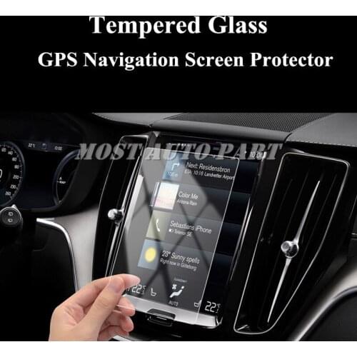 Tempered Glass GPS Navigation Screen Protector Film For Volvo XC40 2018-2021 1pcs Car Decoration Car Accesories Interior