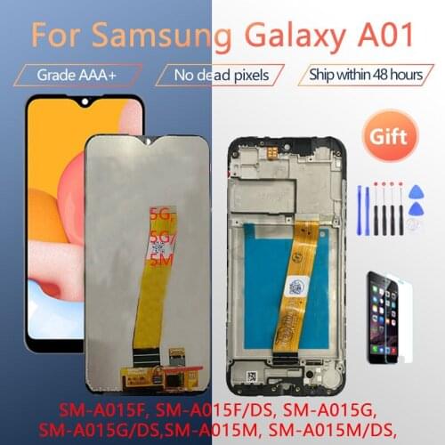 LCD For Samsung Galaxy A01 A015 LCD Display Touch Screen Replacement Digitizer For Samsung Galaxy A015F A015G A015DS