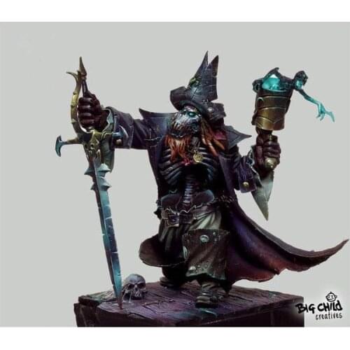 1/24 Scale Fantasy ALBRORK THE FOURFOLD DAMNED 75MM Unpainted Miniatures Resin Model Kit Figure Free Shipping