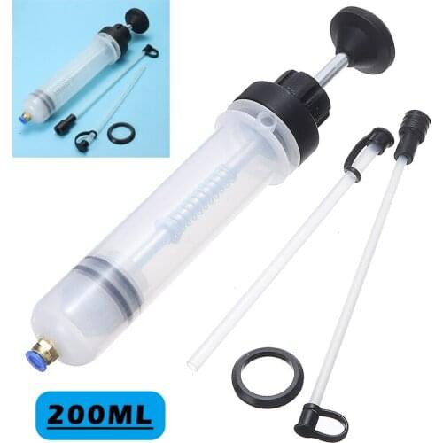 1set Car 200CC Manual Fluid Extractor Extraction Filling Syringe Transfer Liquid Pump Oil Extractor Set For Auto Motorcycle Boat