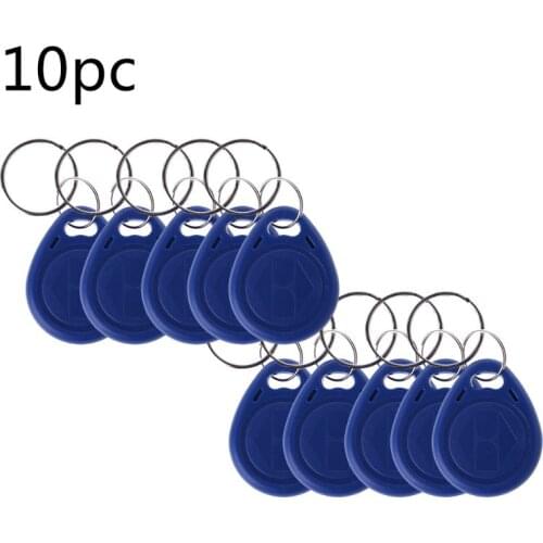 10 Pcs Duplicator EM4305 T5577 Clone Proximity Badge Writable Rewrite Copy 125khz RFID Tag llavero Porta Chave Card Sticker Key