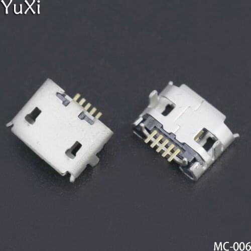 10pcs G27Y Micro USB 5pin Jack Female Socket Connector OX Horn Curly Mouth for Tail Charging Mobile Phone Sale at a Loss France