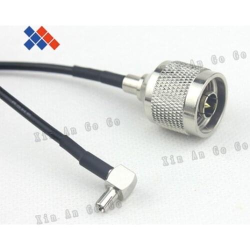 100pcs N male straight to TS9 right angle connector rg174 cable 15cm by EMS or DHL pigtail cable