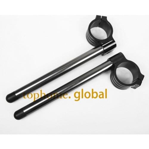 33mm Regular Universal Black Color CNC Motorcycle Clip On handlebars Fork Handle Bars Clip-ons
