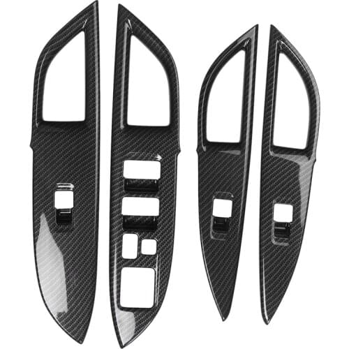 ABS Inner Door Armrest Window Lift Switch Button Cover Trim for Mitsubishi Outlander 2013-2019 Car Accessories