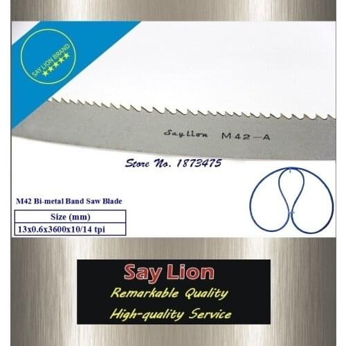 3600 (3700)x13x0.6x10/14T(6/10T) Bi-metal band saw blades , fine teeth HSS M42 Bi-Metal bandsaw