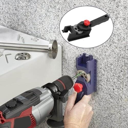 Drill Locator Tool 10 Holes 3-12mm High Precise Woodworking Multifunction Hole Drilling Guide Tool Porous Portable Punch Locator