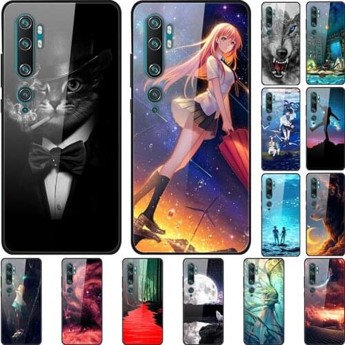 Glass Case For Xiaomi CC9 PRO Tempered Glass Case Phone Case Phone Shell Series 3