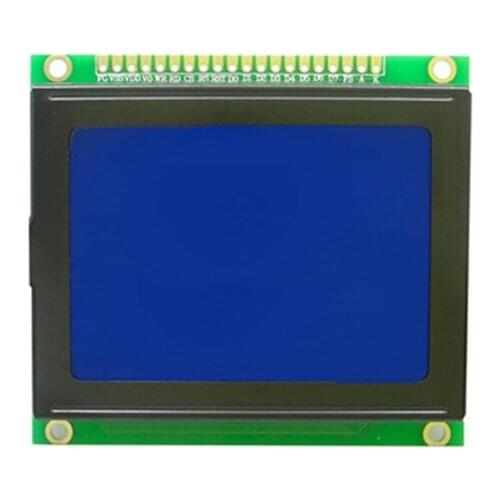 5V 12864FA 128X64 Graphic LCD Module T6963C or RA6963 EQV Controller 20Pin 78x70 mm Blue Compatible With WG12864D LM12864T