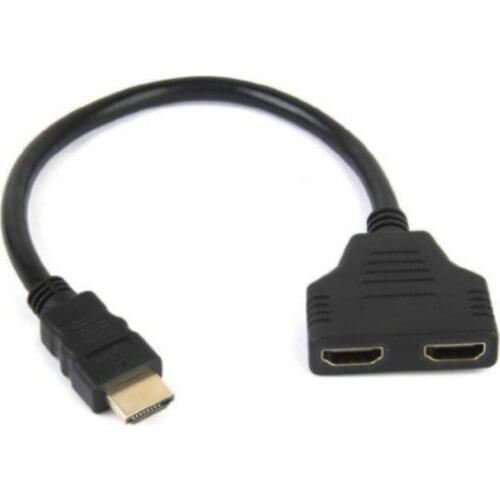 HDMI-compatible Splitter One Input To Two Output Adapter Cable for Playstation, TV, Camera HDMI-compatible Converter