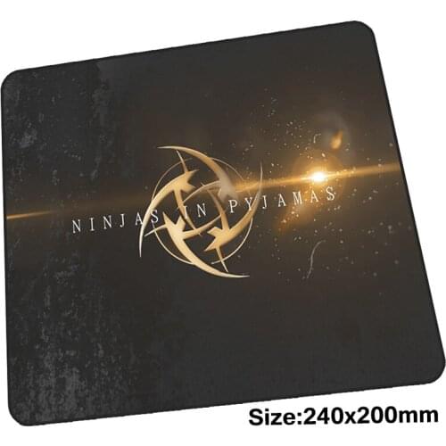 Ninjas in pyjamas mouse pad 240x200x3mm mousepads best gaming mousepad gamer Fashion personalized mouse pads NIP pc pad