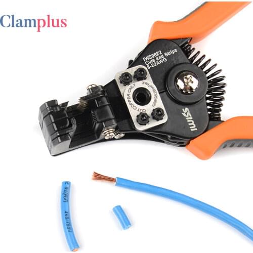 IWS-0822 IWISS plier Automatic Stripping Pliers wire stripper Multi-function electrician wire Cable Cutter 0.3-8mm² hand Tool