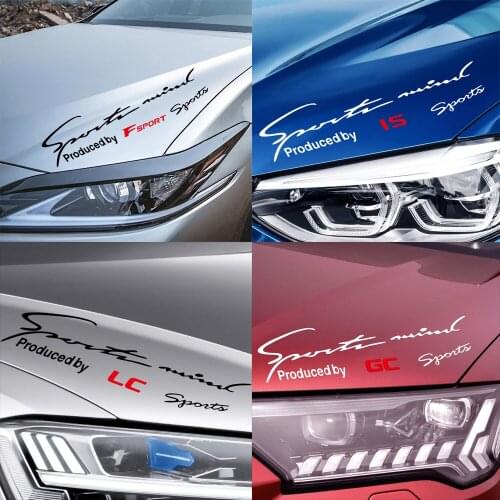 Car styling Reflective Lamp Eyebrow Sticker For LEXUS CT200h F sport ES LS IS GS LC RC GC RX UX NX LX GX decoration