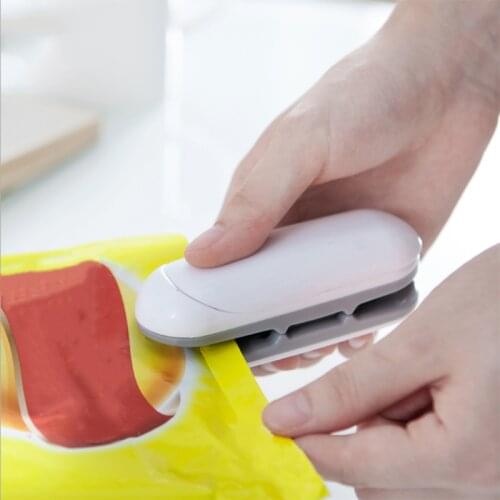 HOT best Portable Mini Sealing Household Machine Heat Sealer Capper Food Saver For Plastic Bags Package Mini Gadgets