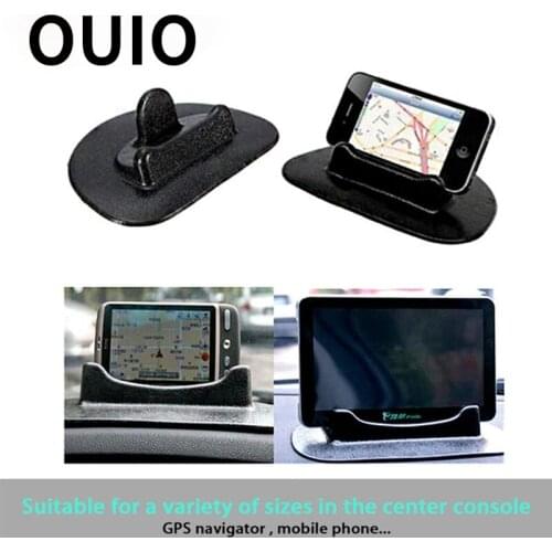 OUIO 1PC Car Silicone Anti-Slip Mat Dashboard Phone Shelf Auto For Mercedes W205 W203 Volvo XC90 S60 XC60 V40 Alfa Romeo 159 156