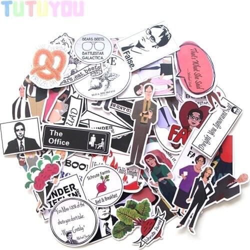 PC15 46pcs/set TV Show Stickers Decal For for Guitar Laptop Luggage Car Fridge Graffiti Decal Sticker