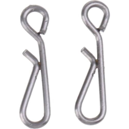 50 Pcs Hanging Fishing Snap Swivels Barrel Fishing Connector Sea Accessories Fish Carp Tackle Box Fly Tools Hook Lure Ring