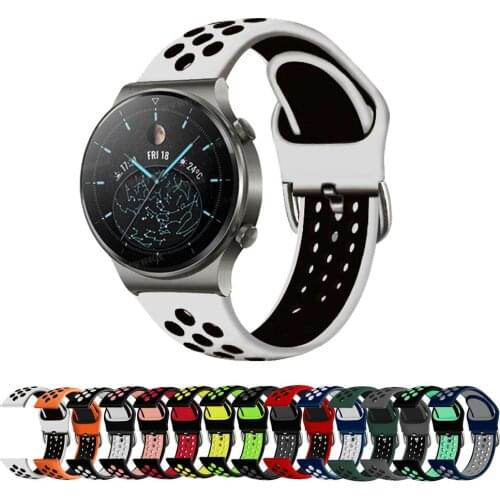 Strap for Huawei Honor Magic 2 46mm/ Dream/ 2e gt2 gt Silicone Watchband Bracelet Band 22mm Wristband For Huawei GT2 Pro Correa