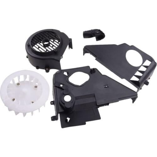 Complete Air Cooling Shroud w/ Fan Cover Motorcycle fit for Kymco Agility125 Taotao 150 4 stroke Znen Tank Retro BMS Jonway 150