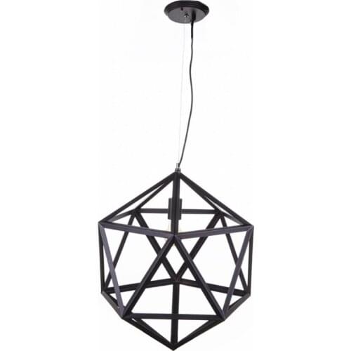 Vintage Large Black Ecopower Pendant Lamp Diamond Industrial Edison Pendant Light Carrick Lighting Fixtures Suspension PL55
