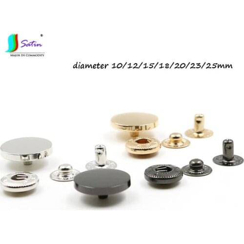 High Quality 6pcs/lot Metal Fastener Press Stud Rivet Sewing Button, Leather Clothes Garment DIY Decoration Snap S0897L