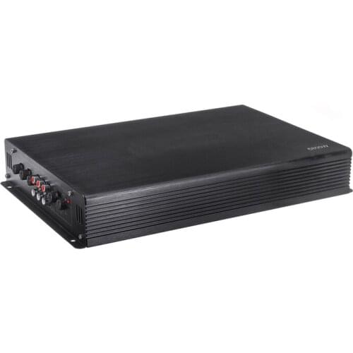 WD628 4-Channel High-Power Car Audio Modified Power Amplifier,Black