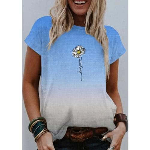 New 2021 Summer T Shirts Women O-Neck 3D Rainbow Gradient Tops Ladies Casual Short Sleeve Fashion Tee Clothes wearing Soft