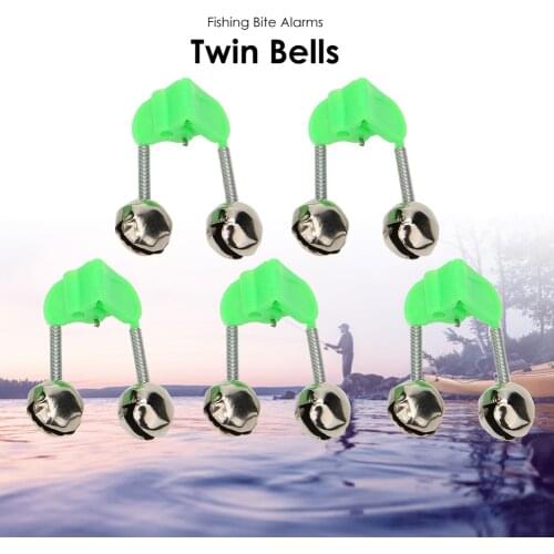 10pcs LED Fishing Rod Bite Alarms Bells Fishing Rod Stalk Bait Fixtures Annunciator Open instrument Fish Fishing Gear