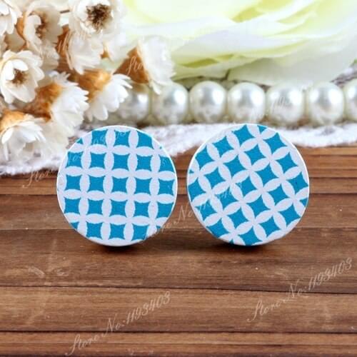 16mm Round High Quality Photo Wood Laser Cut Cabochon to make Rings, Earrings, Bobby pin,Necklaces, Bracelets