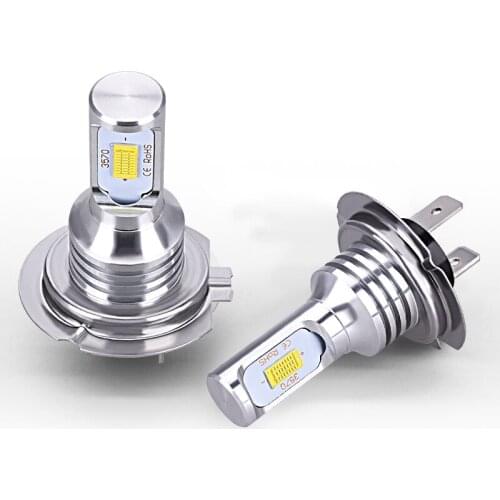 2PCS 72W Super Bright H4 LED H7 Car lights 3000lm CANBUS Error Free H11 LED Blub H1 9005 HB3 9006 HB4 Fog Lamp for Auto 12V
