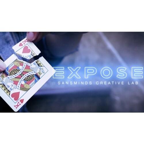 2020 New Arrivals Expose by SansMinds Creative Labs Card Magic Decks Beginner Magic Props FuMagic Tricks Gimmicks