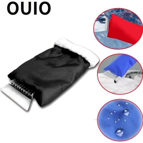 Car warm gloves clean snow shovel blade tool for kia Ceed Cerato Suzuki grand vitara Citroen xsara picasso C3 Subaru Saab Lada