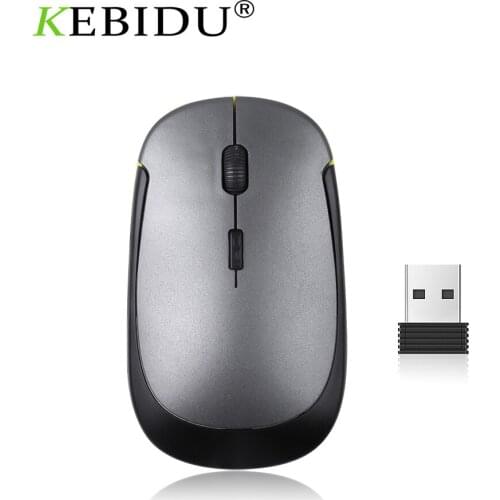 Business Ultra-thin Wireless Mouse Mice With 2.4GHz USB Receiver Mini Optical Gaming Mouse For Computer PC Laptop Desktop